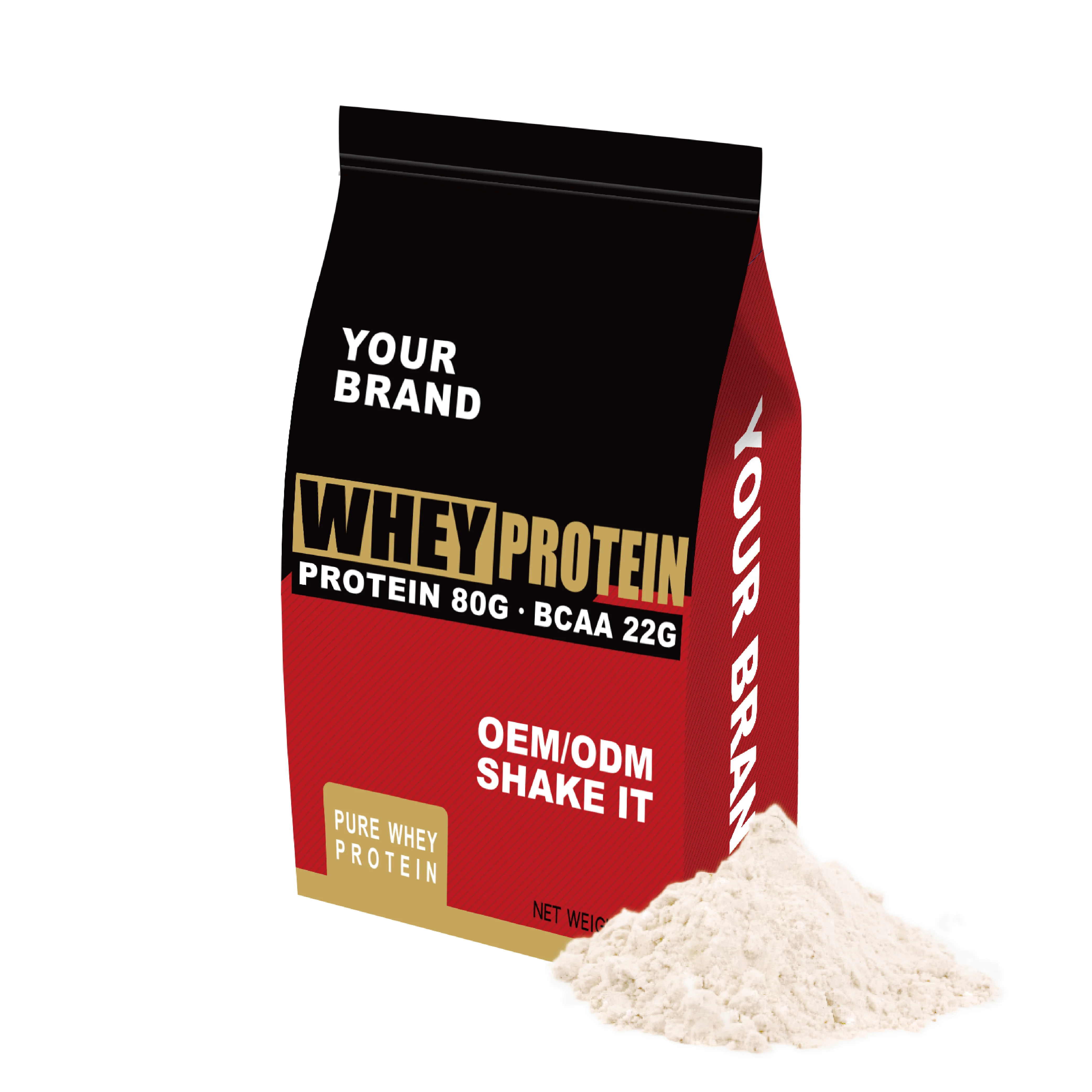 Hot sale factory direct price protein powder for men on whey protein concentrate 80% with long shelf life