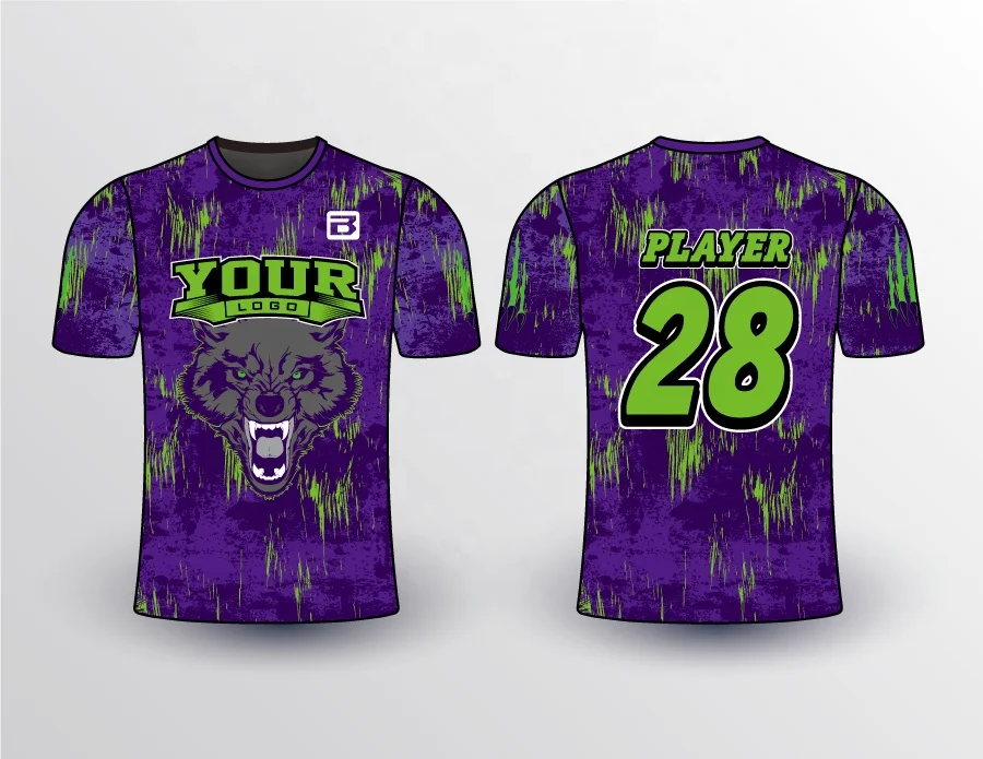 Factory Direct Sales Custom Sports Short Sleeve Round-Neck Sports Jersey
