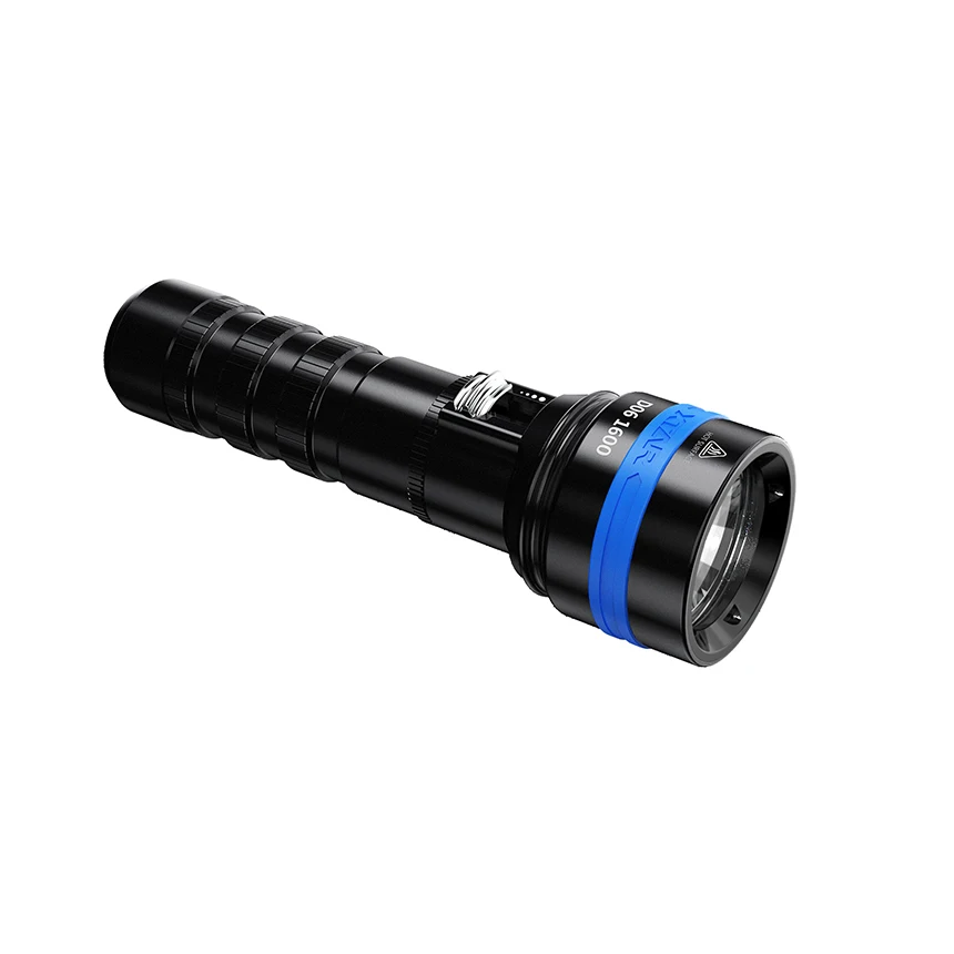 Xtar D06 1600 Cr123a 16340 18650 Powered Long Range Distance 430m Long Shot Beam Led Waterproof 100m Diver Flashlight