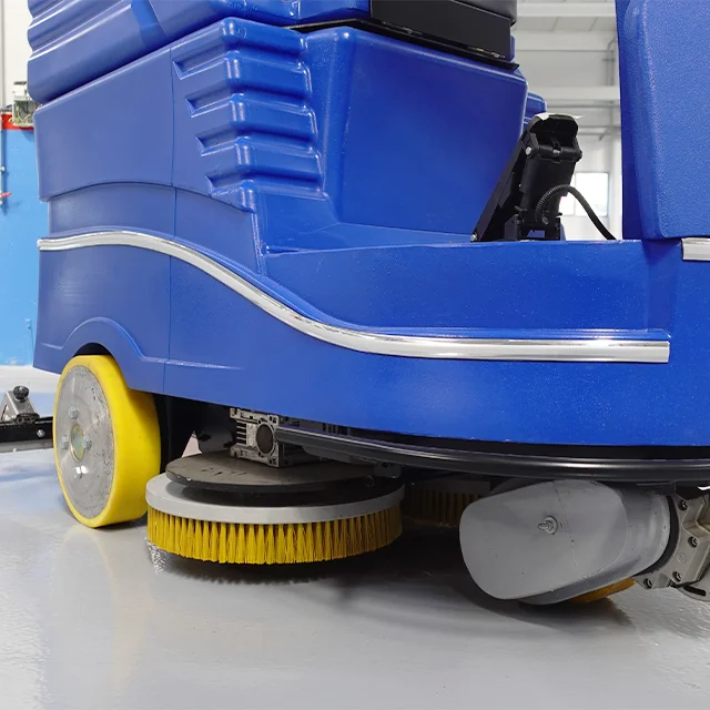 Floor Scrubber, Washer & Dryer Machine - RIDE-ON B9001  ride on hard floor cleaning vehicle