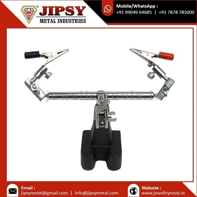 Deluxe Third Hand Base Horseshoe Jewelers Soldering Tweezers Tool Holder jewelry making tools and equipment