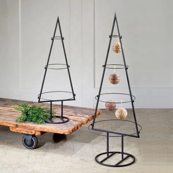 Galvanized Metal Decoration Festival Hot sale Table Top Christmas Tree