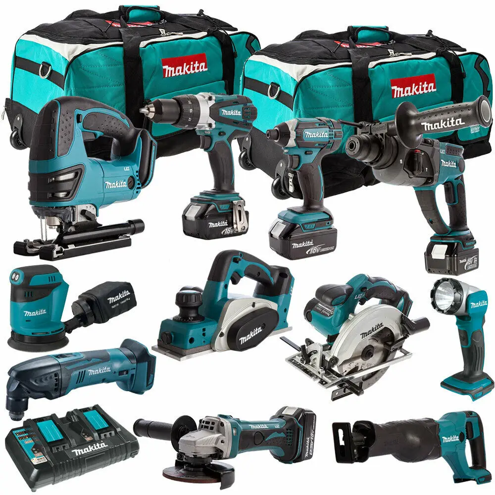 BUY 2 GET 1 FREE Original Makitas LXT1500 18-Volt LXT Lithium-Ion Combo Kit / Power Tool / Cordless Drill