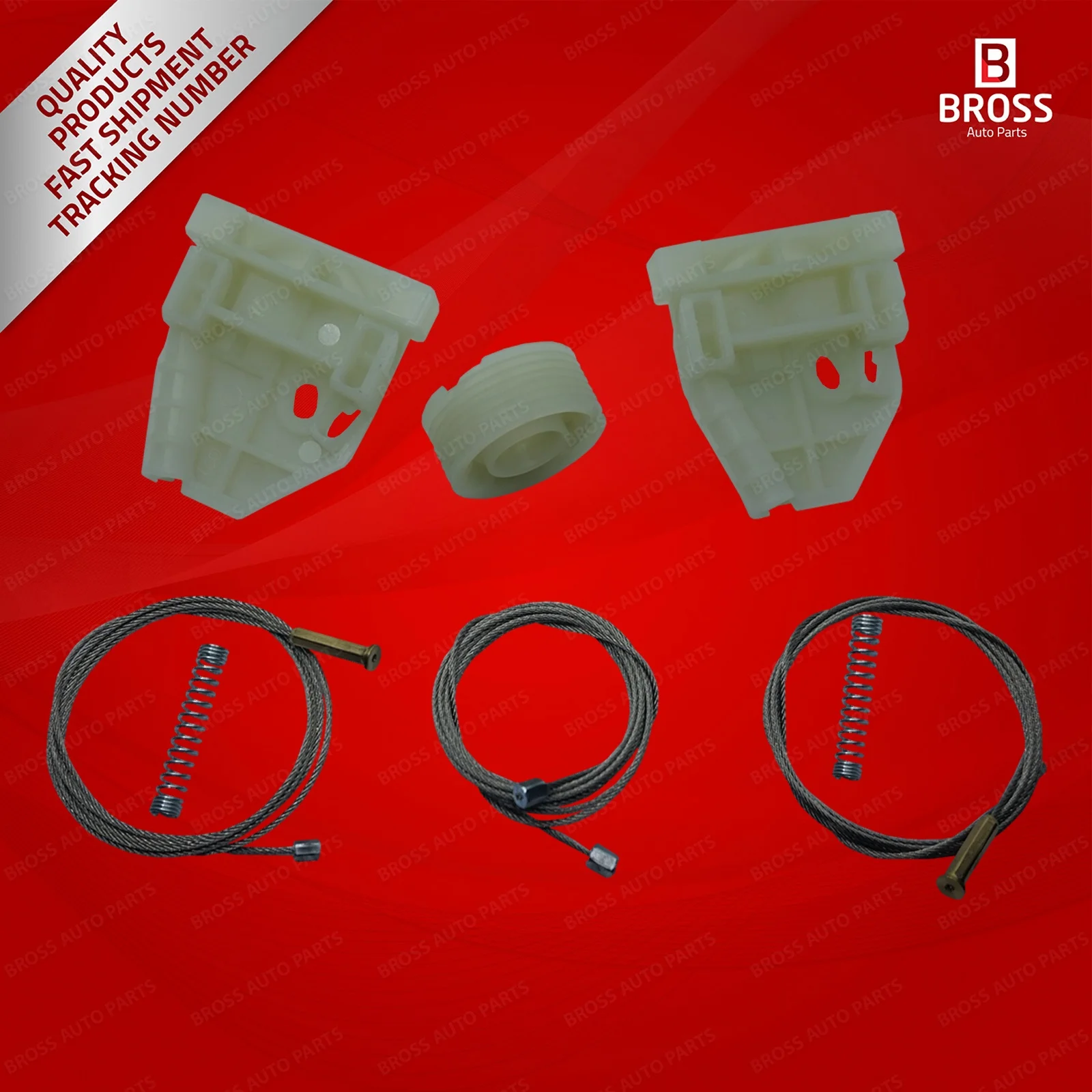 BWR5275 Power Window Regulator Repair Set Front Left Door 81626456039, 81626456055, 81626456051 for M.A.N TGS TGX