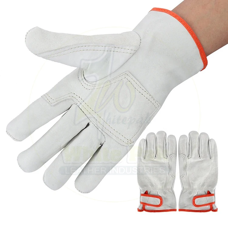 Leather Driver gloves with Straight Thumb Grips Ball & Tape Driver Gloves