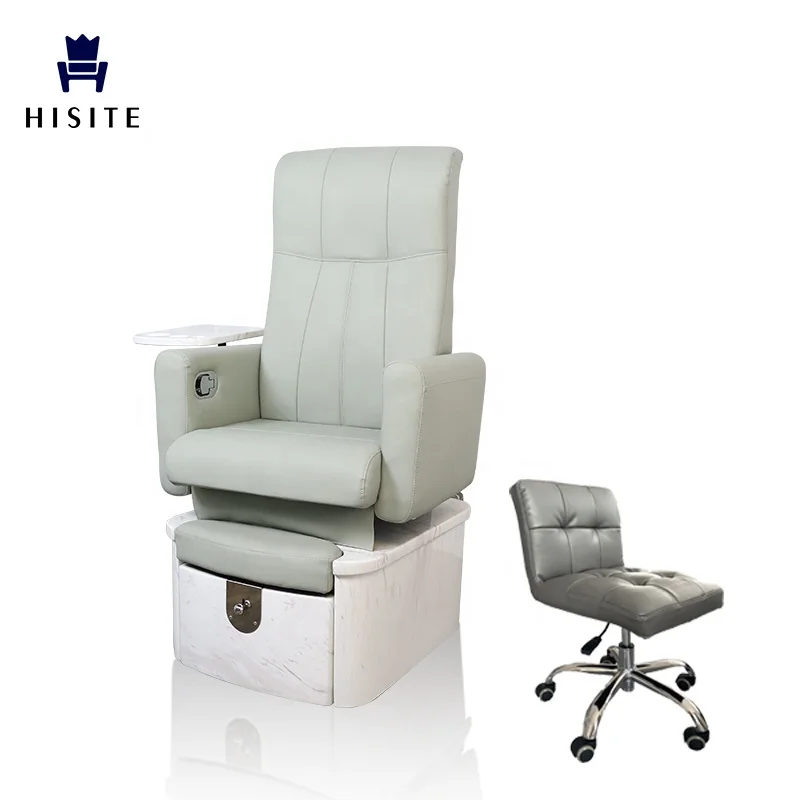 Hisite Beauty Salon Equipment No Plumbing Reclining Foot Spa Pedicure Chair