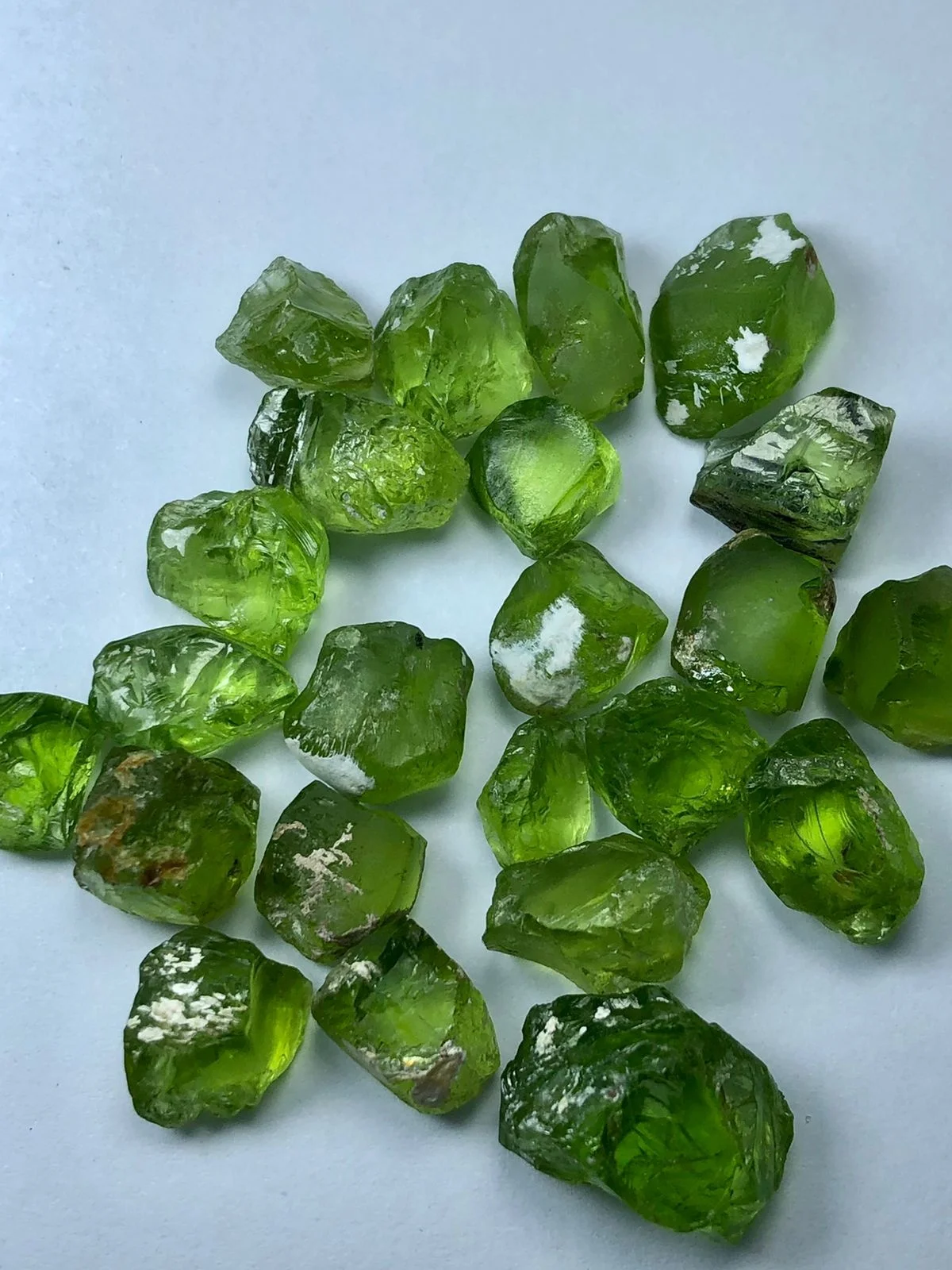 Top Quality Natural Peridot Rough GemStone / Natural Green Rough Peridot