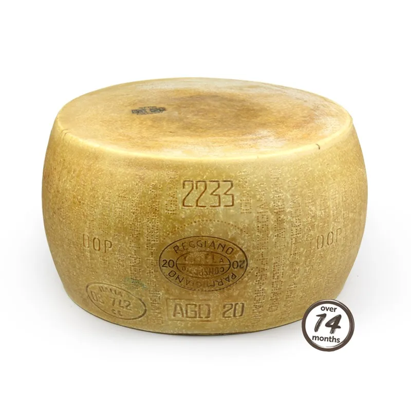 Премиальное качество Сделано в Италии Parmigiano Reggiano PDO твердый и вкусный сыр для возраста более 14 месяцев колеса