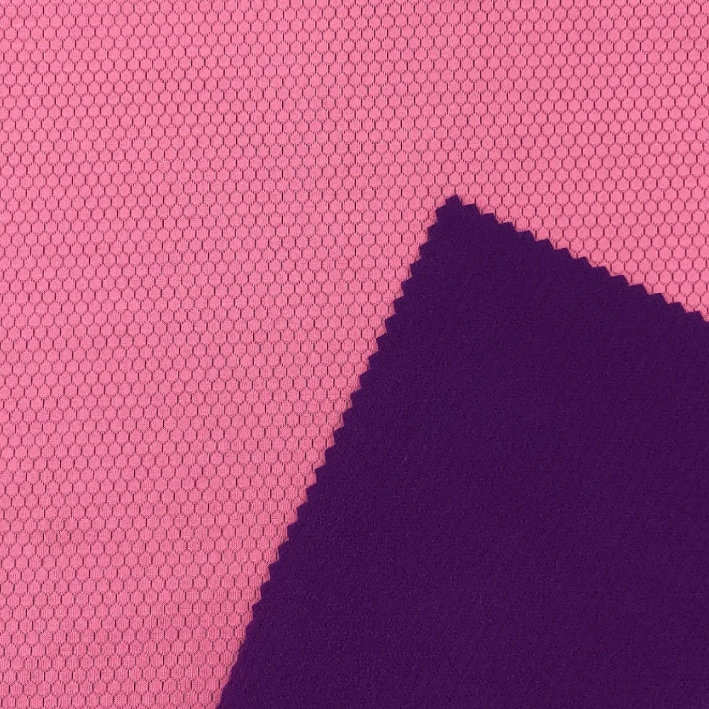 Unique Design 94%POLYESTER 6%SPANDEX Piece Dye Interlock Fabric with Wicking Brush Finish