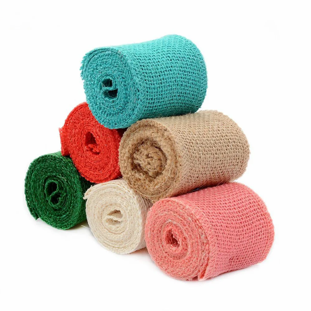 
Natural Burlap Jute Hessian Flax Ribbon Roll Wedding Decor 10/15/30cm No Ratings From Bangladesh 