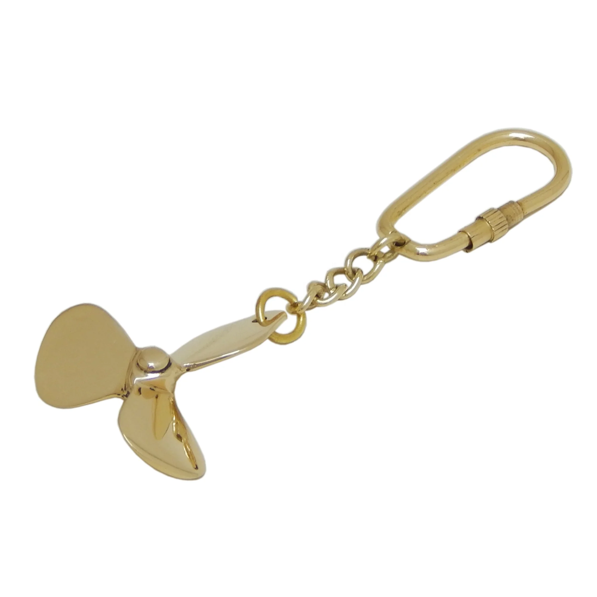 Top Selling solid brass wholesale anchor design professional keyring and key chain car keyring