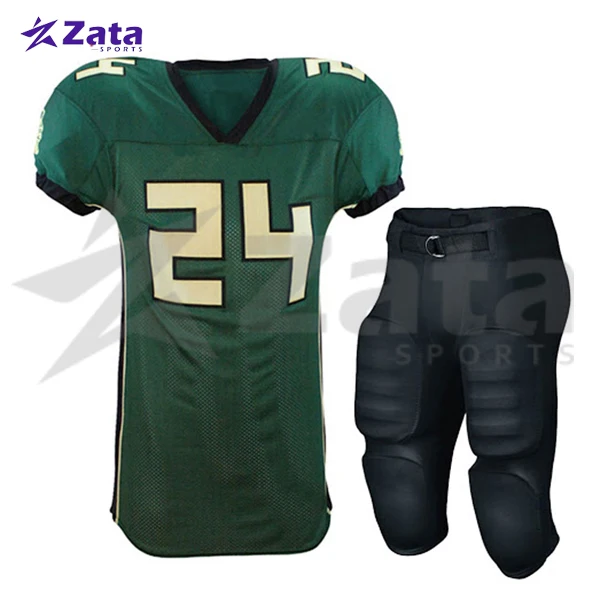 Спортивная одежда унисекс снасть саржа Джерси для американского футбола Регулируемая Стандартная посадка качественная форма