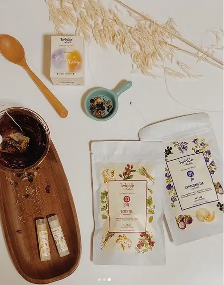 Top Best Selling Lightly Sweet  Beverage Ginger Detox Weight Loss Vegan Herbal Yang Tea Fruit Tea From Twinkle Singapore