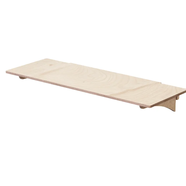 Premium Sales Interlocking Customizable Different Lengths 98X35cm  Wooden Shelf for Display Rack