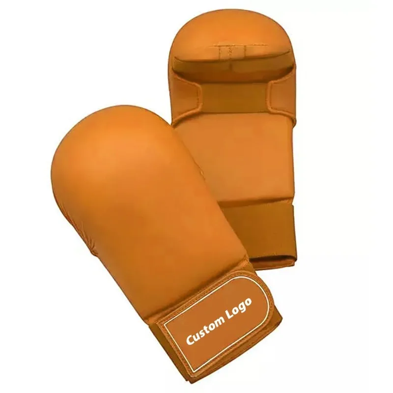 Wholesale Custom Made PU Martial Arts Sparring Punching Gloves Competition Training Karate Mitts For Workout