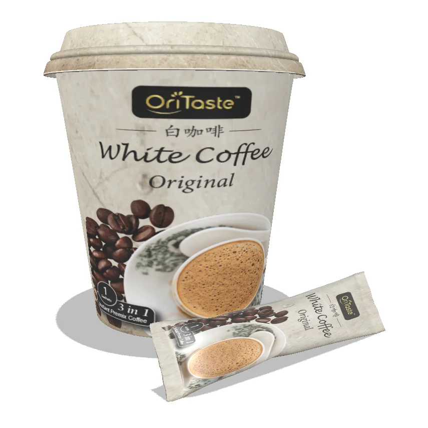 
Flash Sale Typical Taste Take Away Cup Coffee 3 in 1 lnstant Premix Premium Classic Original White Cup Coffee Oritaste 