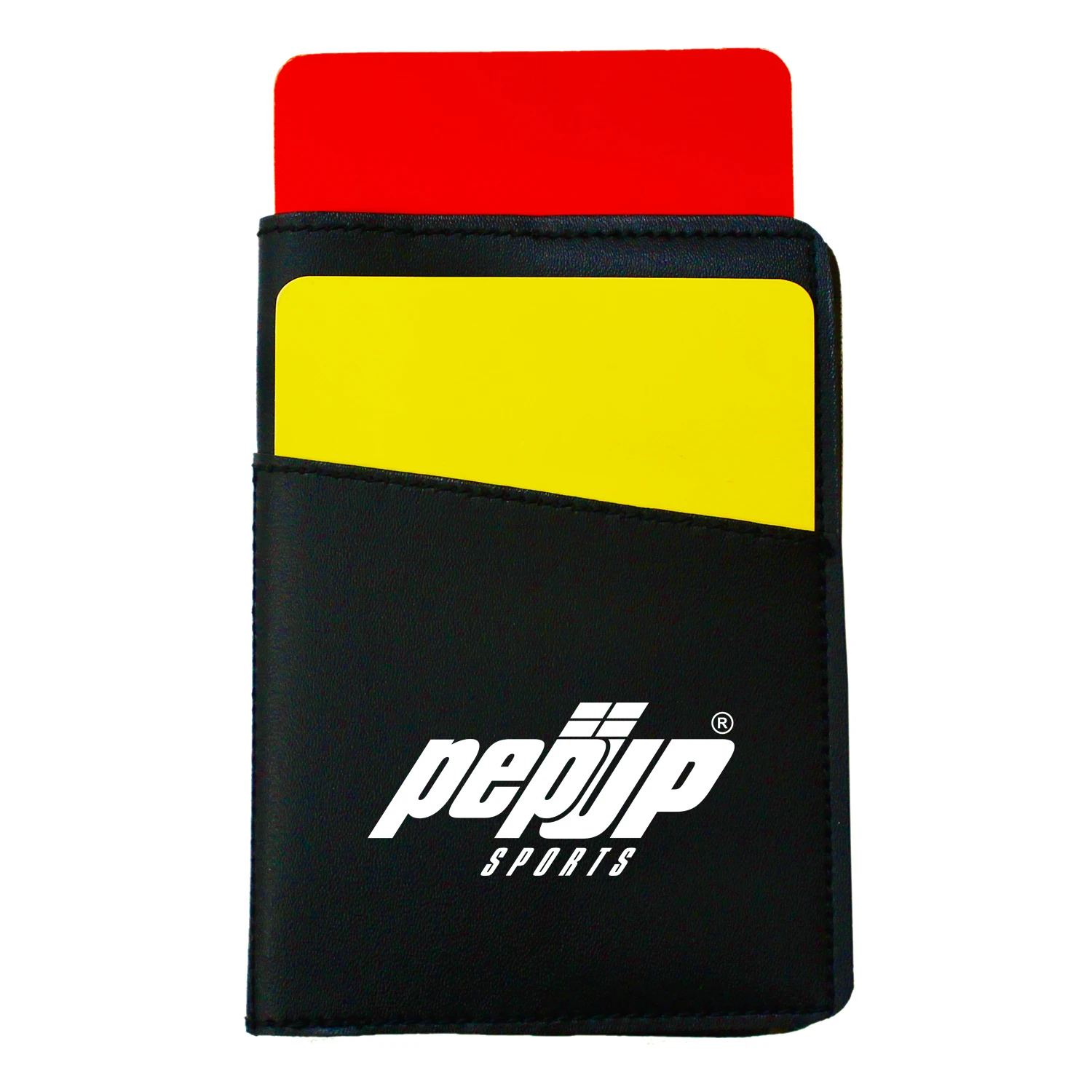 Pepup Soccer Football Referee Cards Wallet,Referee Wallet with Yellow and Red Warning Cards Sport Officials Penalty Cards
