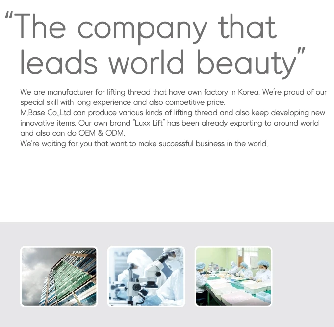 Luxx /PDO, PLLA, PCL lifting thread /Cog, Non cog, Molding/Made in Korea