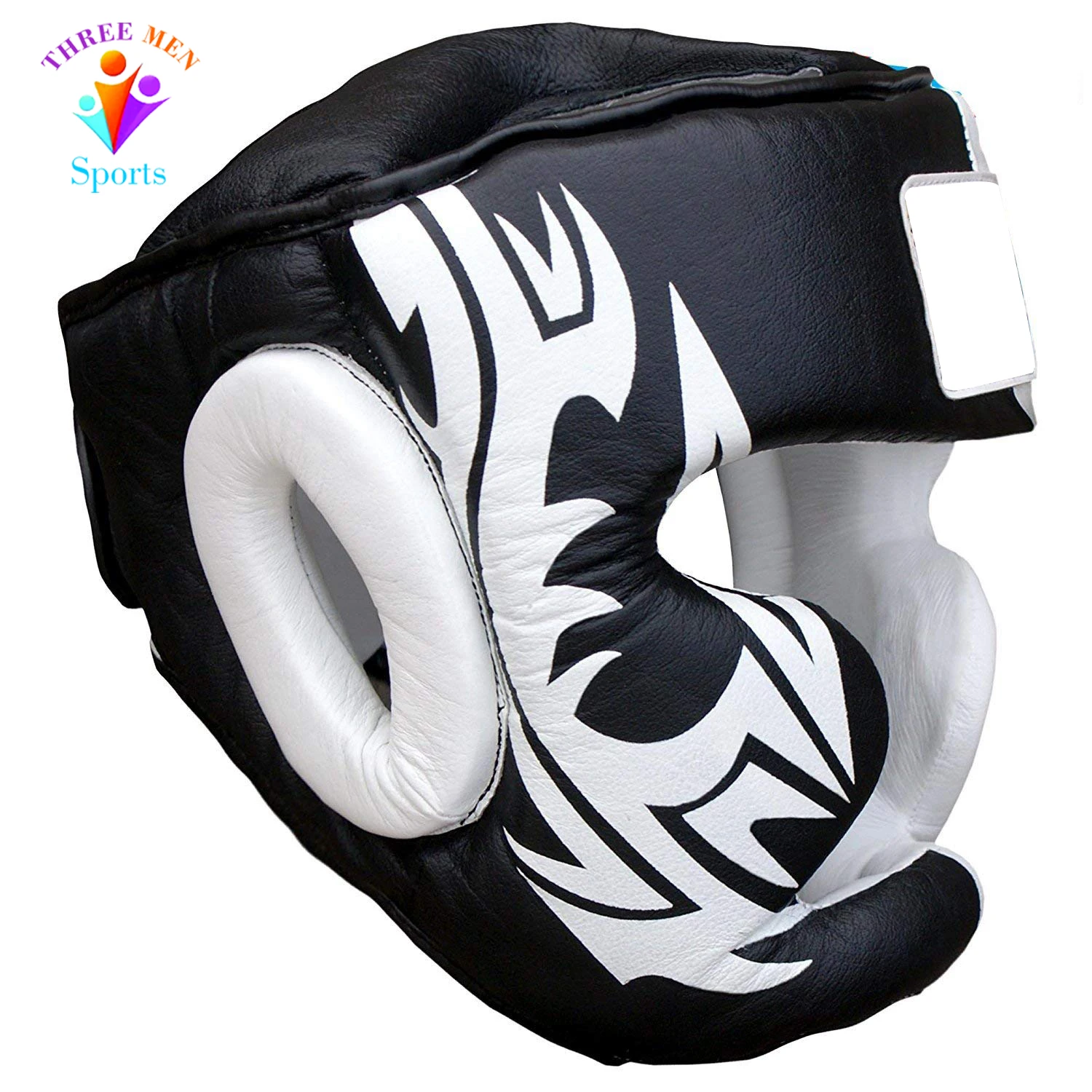 Customized Label PU Leather Head Guard Helmet kick Boxing Safety Head Guards Face Protectors