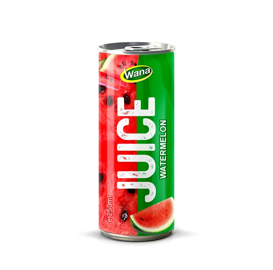 OEM Fresh Strawberry Juice Drink in 250ml aluminum can from Vietnam Wholesale Manufacturer