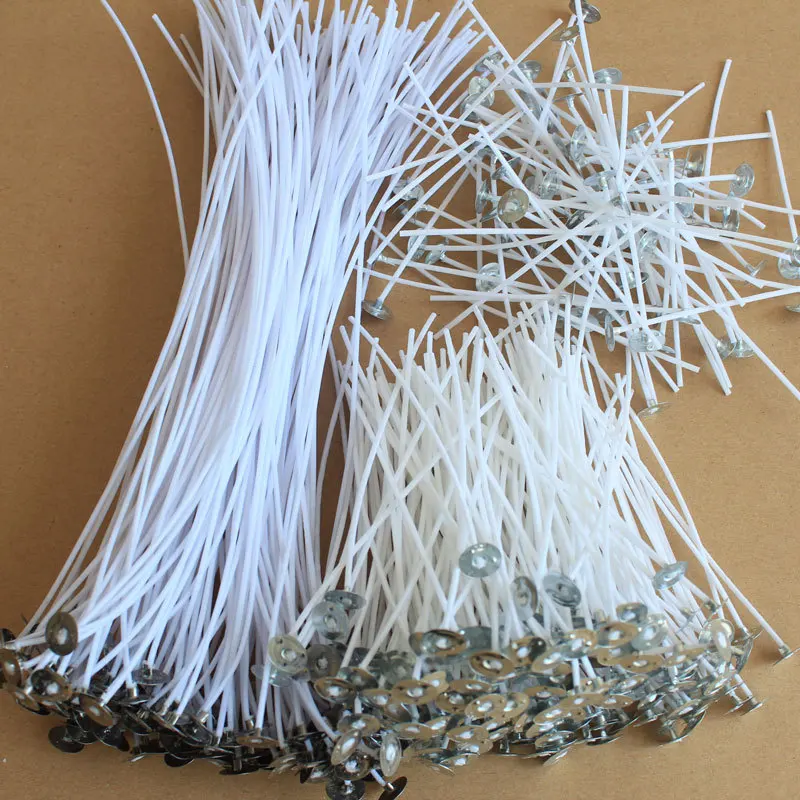 J412 100pcs/Set 100 % Cotton Candle Wicks For Soy Wax Candle Making Candle Cotton Wick