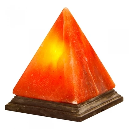 Natural Crafted Himalayan Salt lamps Pyramid Shaped Decoration Health Care Air Purifier Mood Fresher Antique for Gift Pink Rock