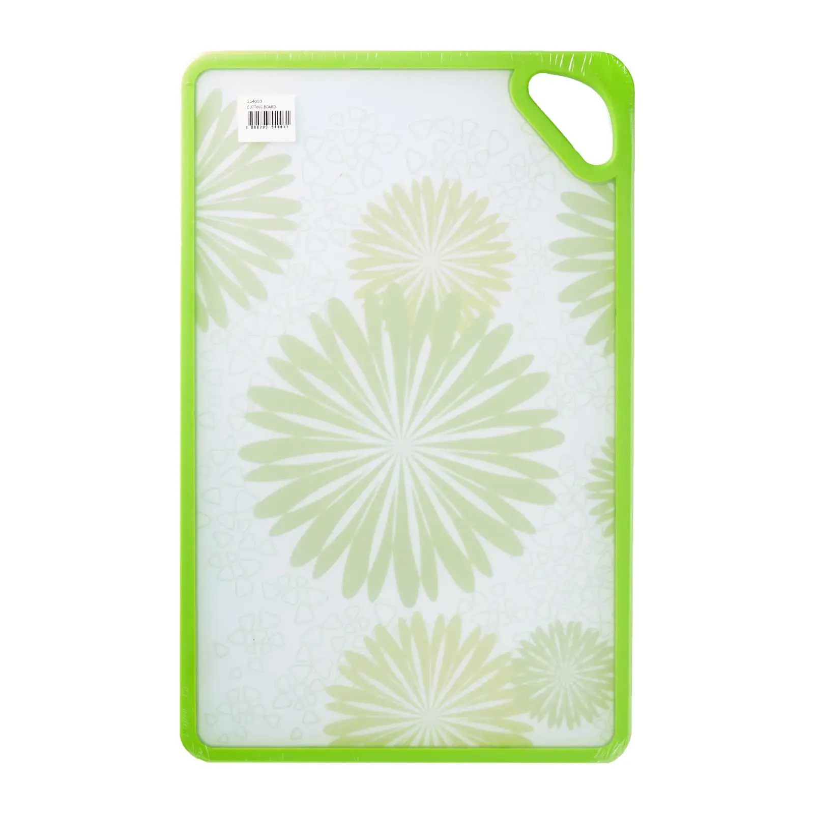 Kitchen Accessories White/Green Rectangle Drawing Board Pe Cutting Board 40x25.5x1.3Cm Chopping Blocks