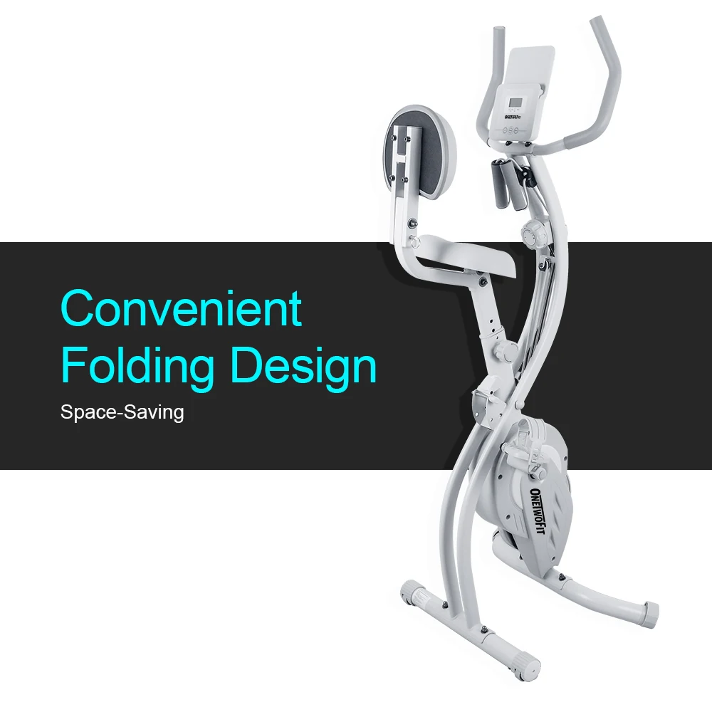 Onetwofit Gym Equipment Exercise Fitness Home Machine Spinning Indoor Trainer White Unisex OEM Logo Exercise Muscle Body Tool