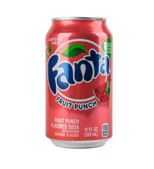 Buy American Fanta Fruit Punch 355ml Caffeine Free  export