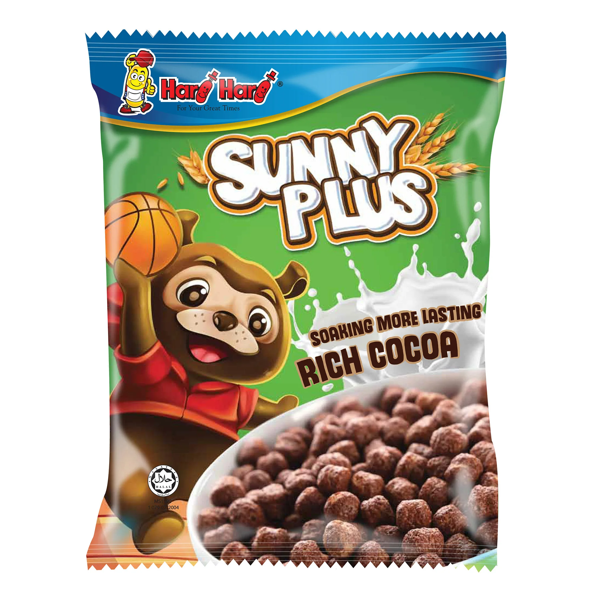 Breakfast Cereal Sunny Plus Ball Type Grain Food 15gm