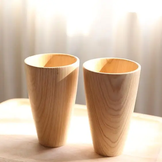 Стаканы из натурального дерева Super Session, деревянные стаканы для питья