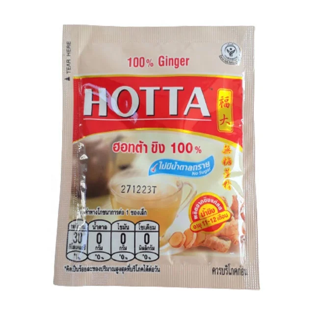 Best Price 280g Instant Ginger Tea Powder Sachet HOTTA  Brand for Drink Beverage Thailand Made in Thailand