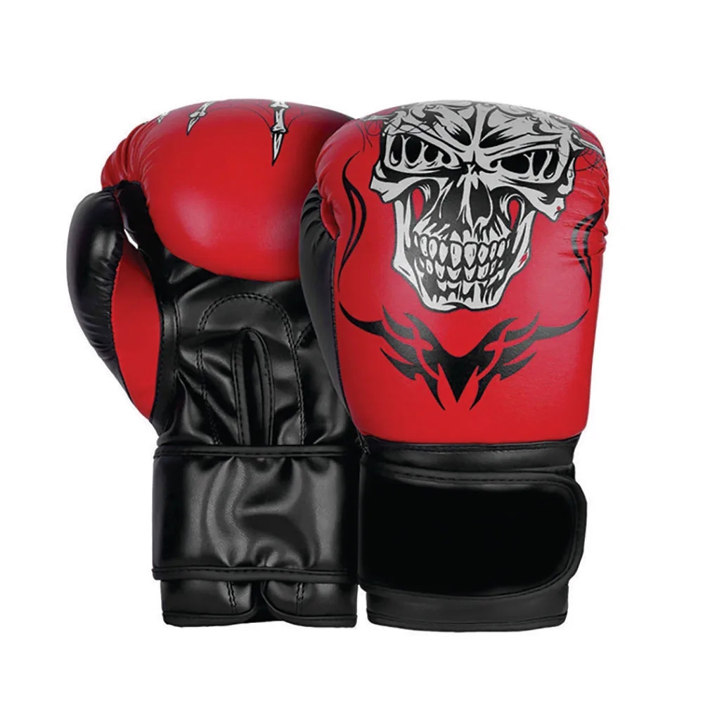 New Mexican Style Boxing Gloves Kick Boxing Wear Punching Gloves Lace Up Style Cowhide Leather Made Gloves