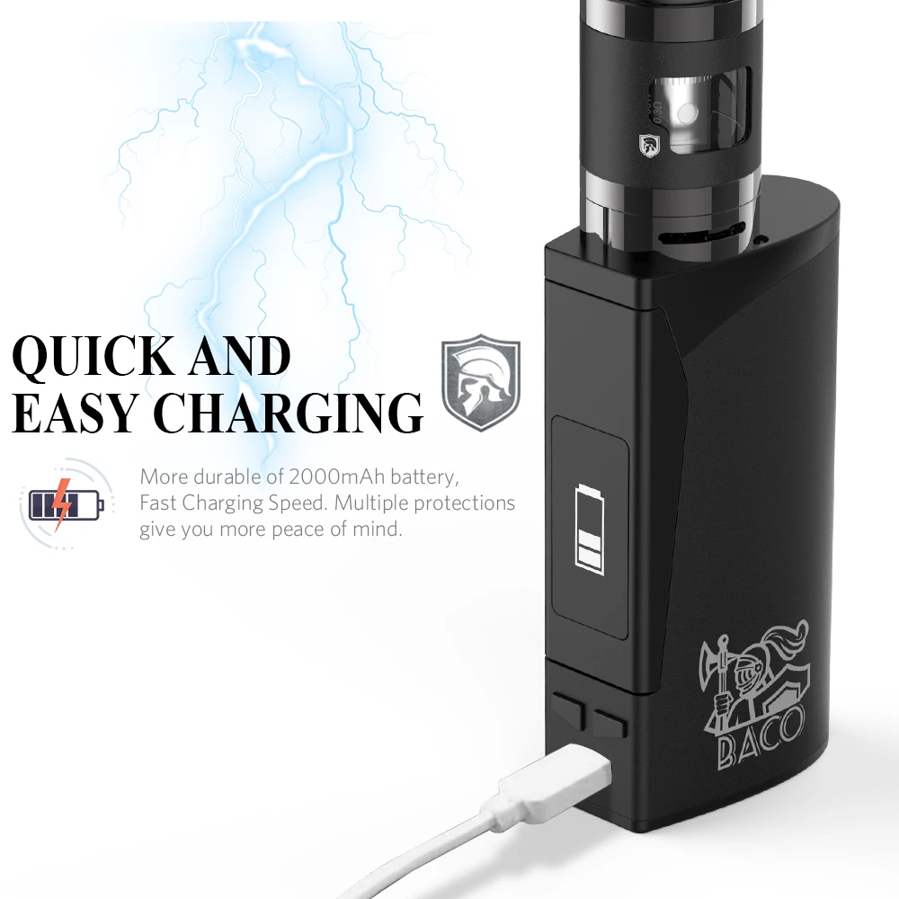
high watt 100W vape cartridge electronic cigarettes vape pod box mod 