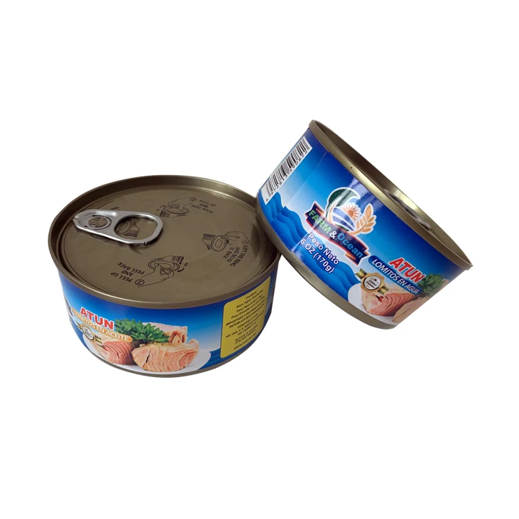 Консервированные куски тунца, США