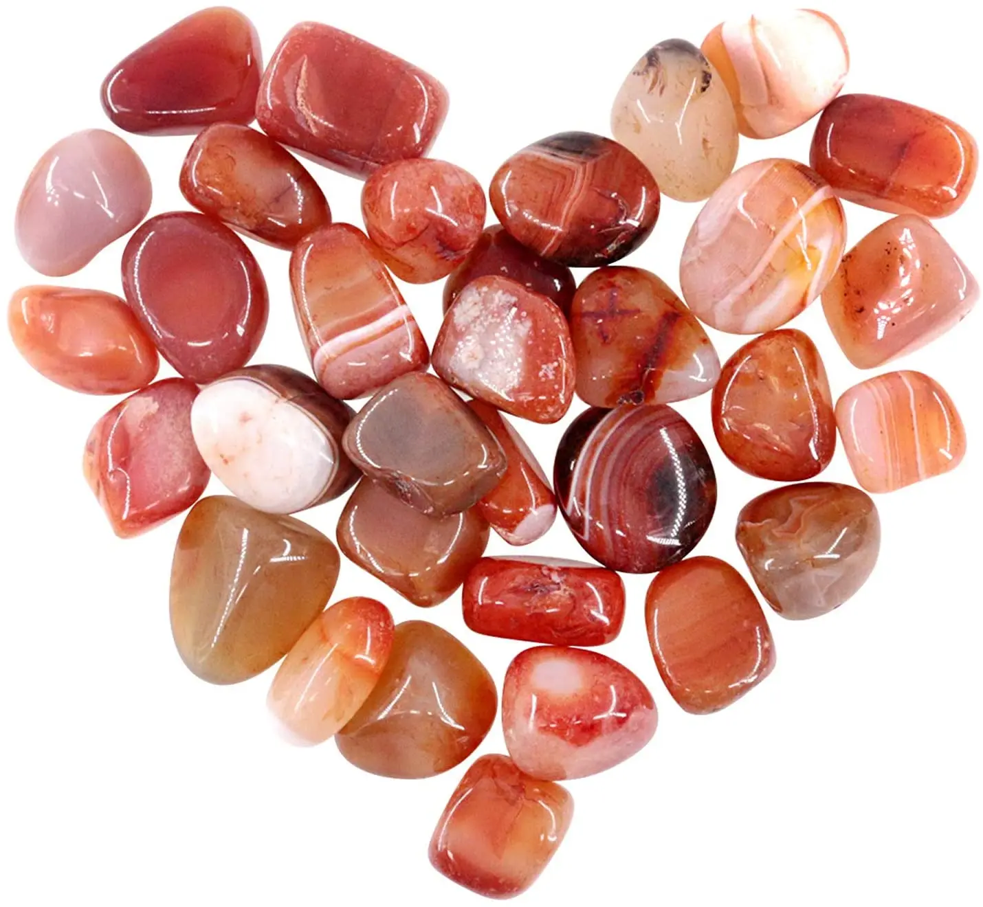 Red Carnelian Tumbled Stone Bulk Healing Tumbled Stone