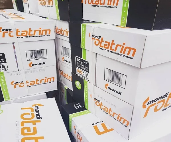  Дешевые цены Mondi Rotatrim A4 копировальная бумага 80gsm / 75gsm 70gsm для фотокопировальной