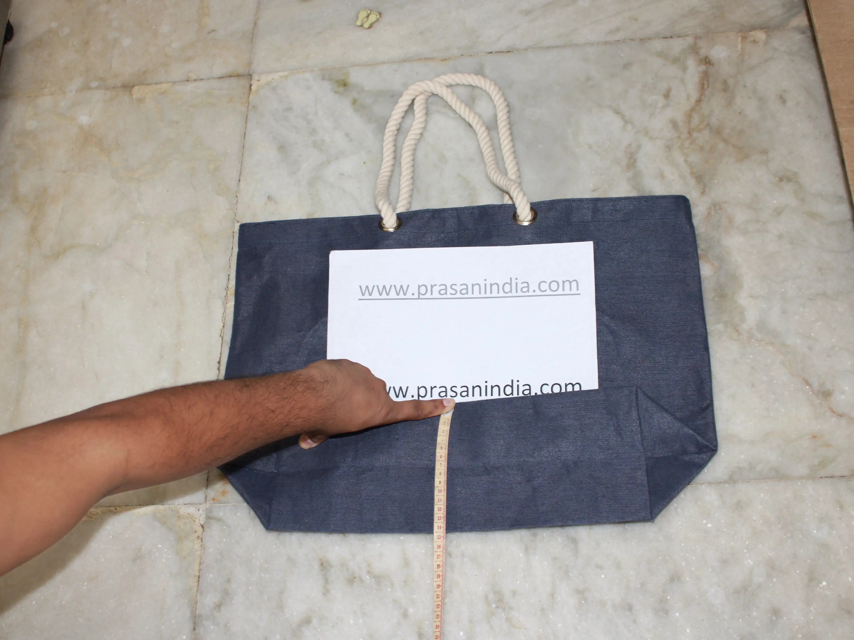 jute + cotton bag made from indian factory