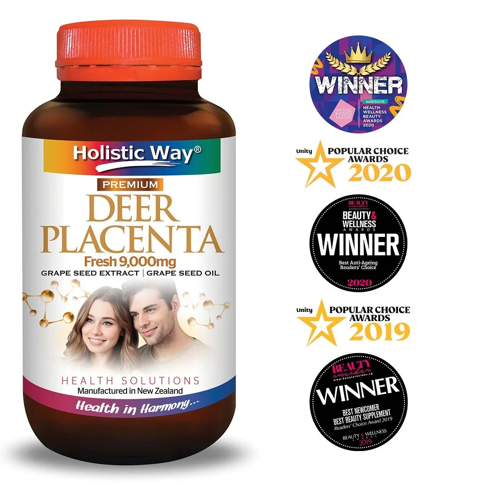 Лидер продаж продукты премиум-класса для красоты витаминный комплексный способ свежий экстракт плаценты оленя 9000 мг (60 мягких гелей)