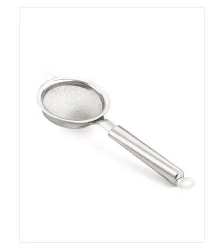 High Quality Stainless Steel Strainer Silver Tea Strainer Steel Mesh Household Kitchen Strainers For Liquid Straining