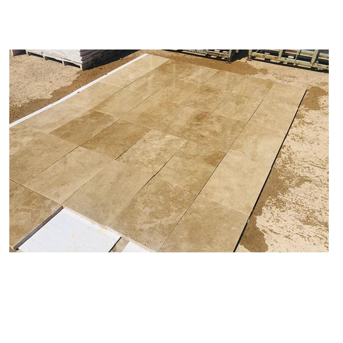 Good Price Beige Antique Turkish Tuscany Travertine French Pattern Paver And Pool Coping Stone