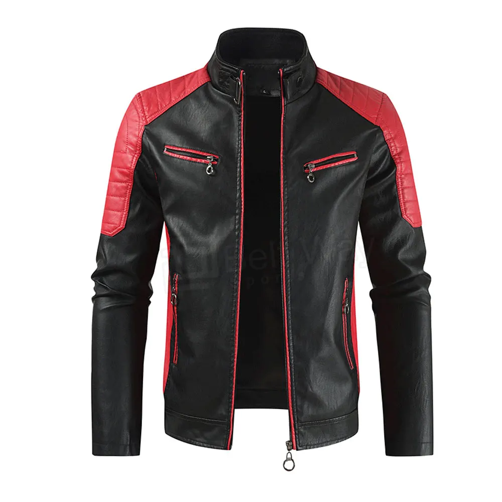 OEM 2024 Manufacturer Breathable New Style Men Leather Jacket 2021 Winter Leather Jacket For Mens