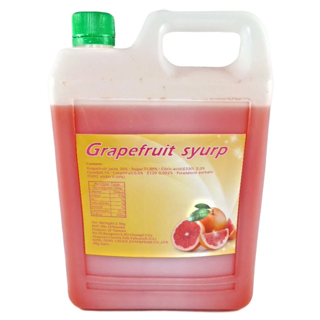 Kiwi concentrated fruit syrup