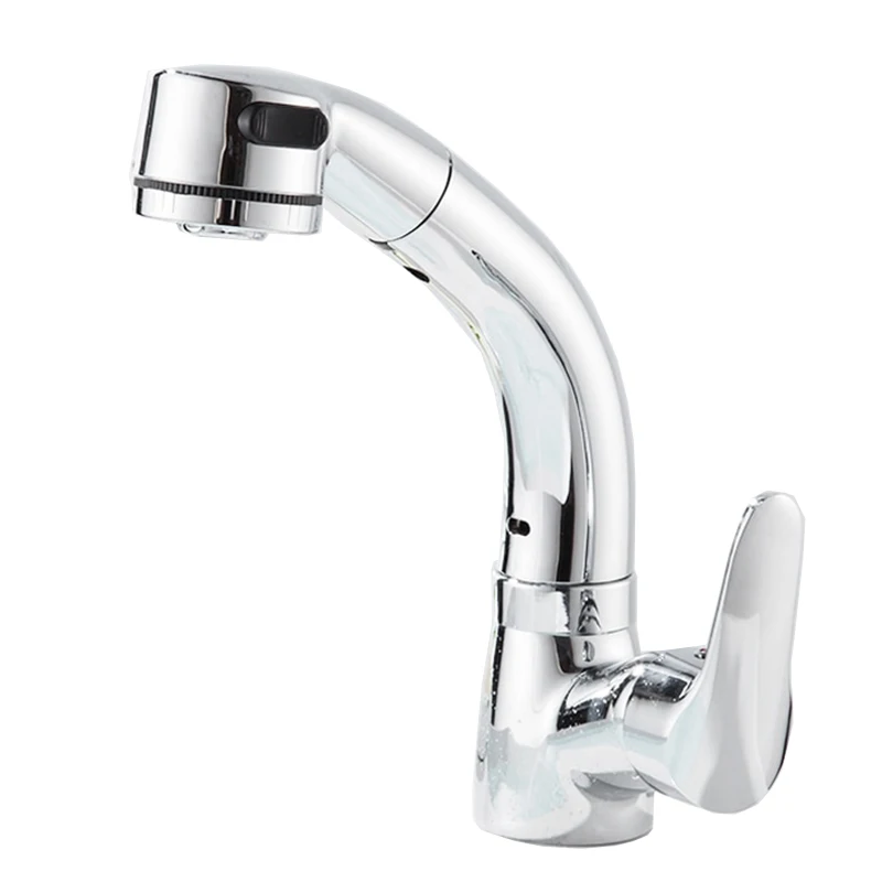 STOCCO Crane Lift Up and down 360 degrees rotating pull out brass basin faucet cheaper chrome faucet modern bathroom mixer
