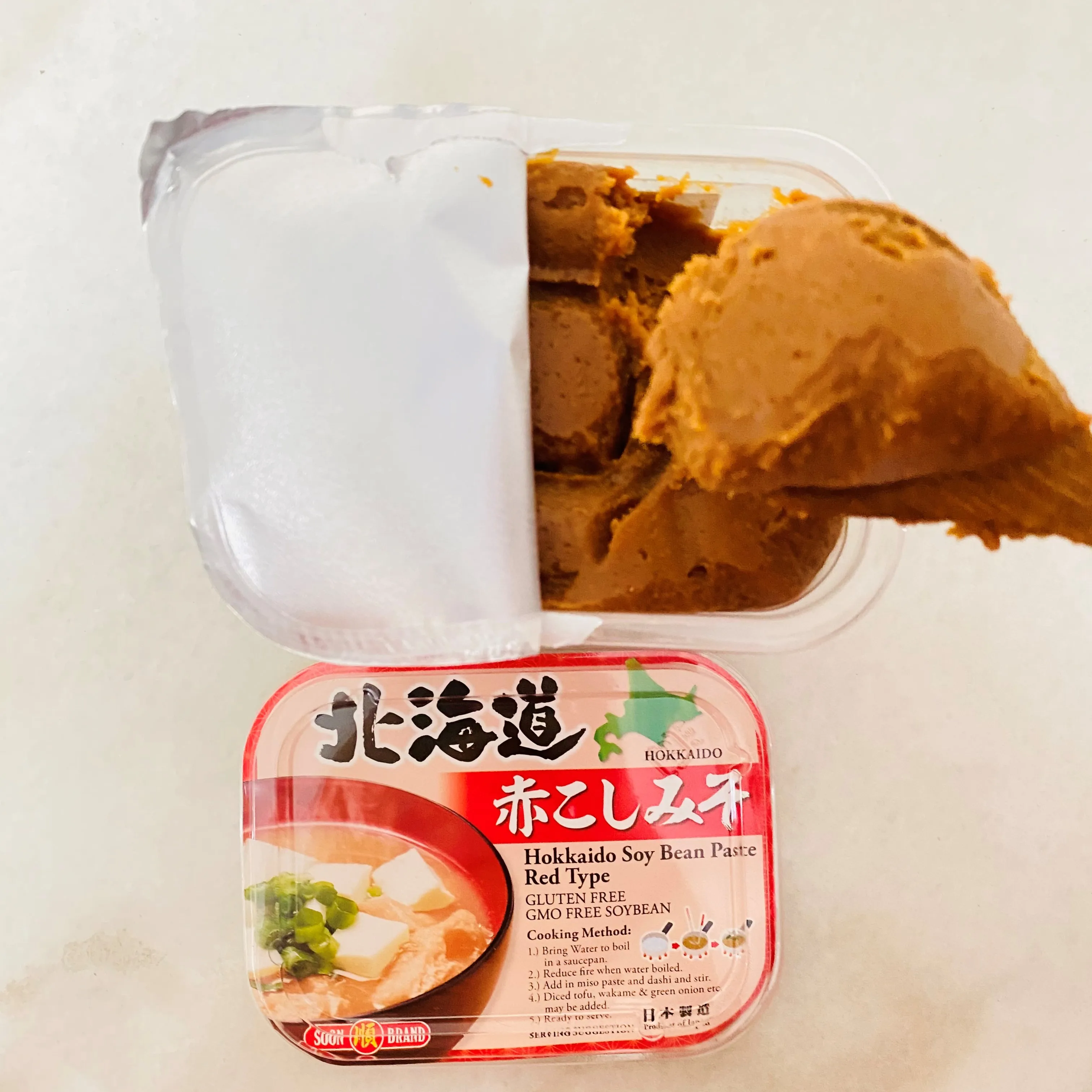Оптовая продажа суп Miso из натуральной пасты высокое качество без глютена вскоре бренд Премиум Hokkaido Красный Тип сделано в Японии
