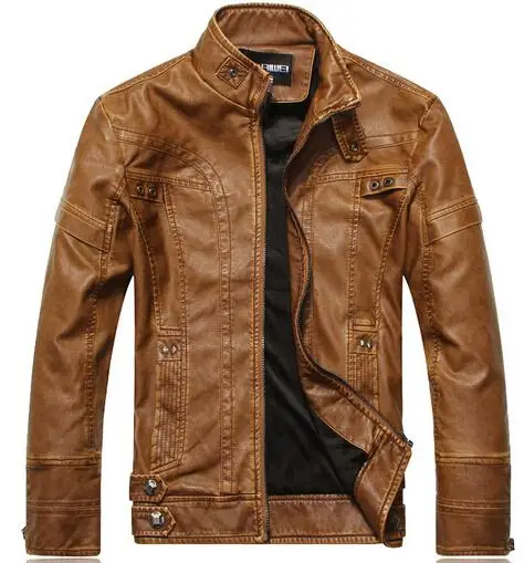 Mens Aviator Coat Shearling skin Genuine Leather Jacket Warm coats winter Fur Jacket