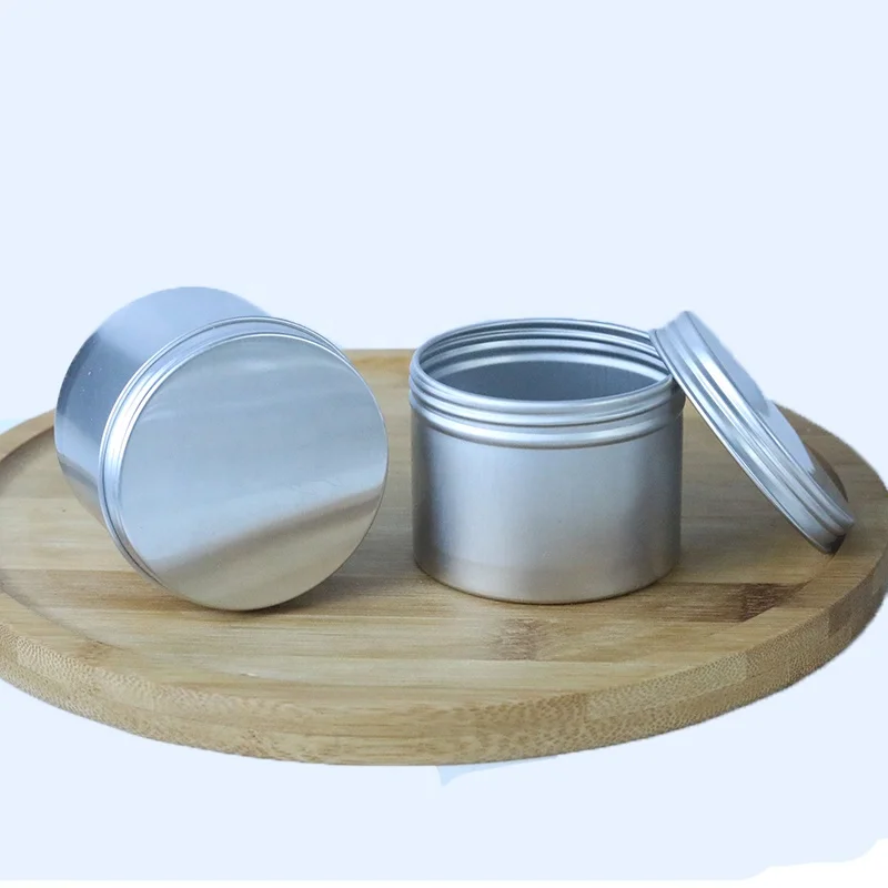 Low MOQ 120ml 4 oz Tall Tin Cans Empty Round Metal Tin In Stock (NAL01-120B)