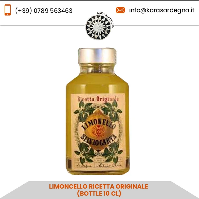 
Limoncello Ricetta Originale (Bottle 10 CL) Italian Limoncello Liqueur 