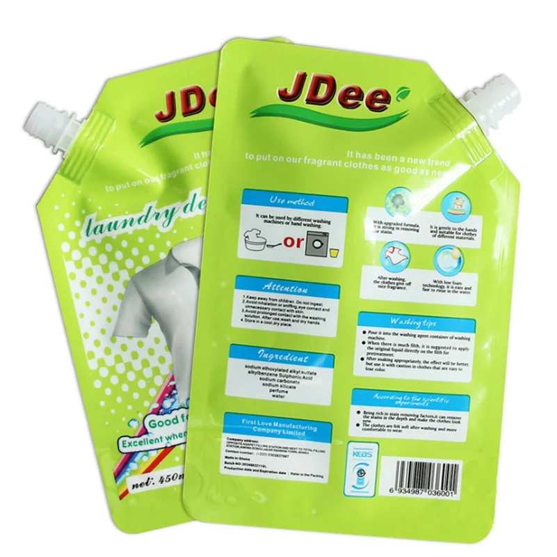 promotional stand up doypack pouch doy pack with spout