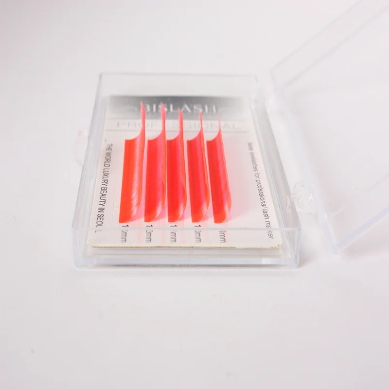 BISLASH MINI LASH NEON RED 5Lines